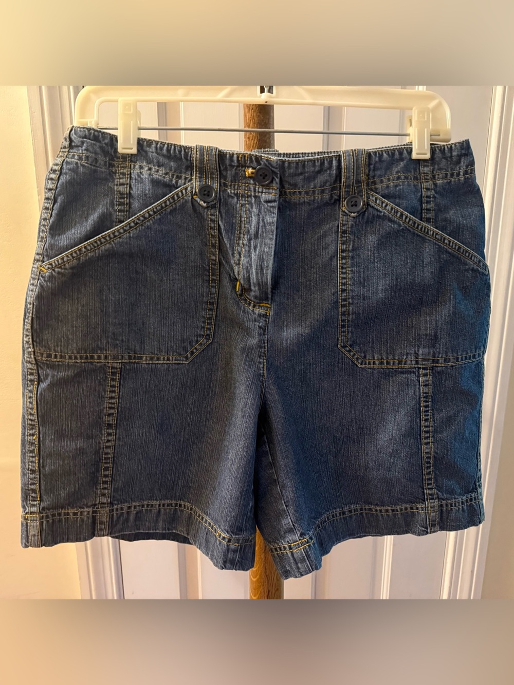 EUC Jones New York Sport Vintage 90s Utility Denim Shorts Sz 10 (today’s Sz 6)